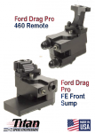 Titan FORD 460  speed Engineering Billet wet Sump  Race High Capacity Oil Pump